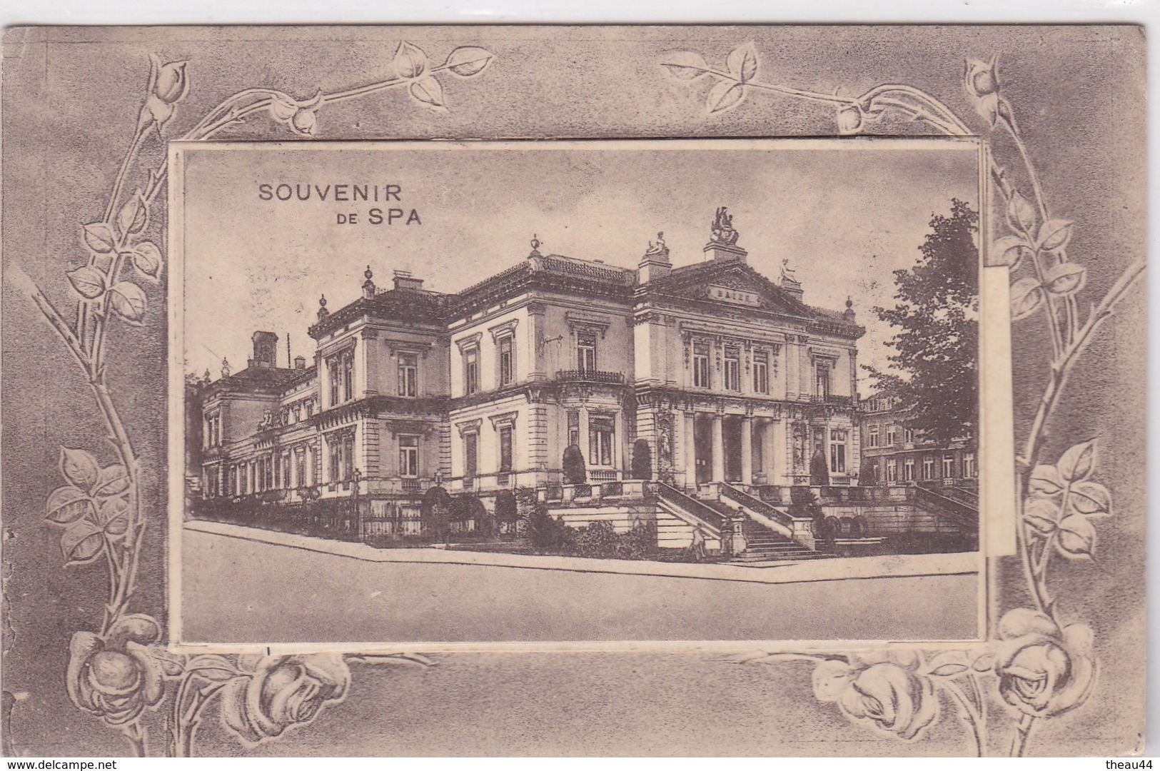 ¤¤  -  BELGIQUE   -   SPA   -  Carte à Système  -  Souvenir De .........  -   ¤¤ - Spa