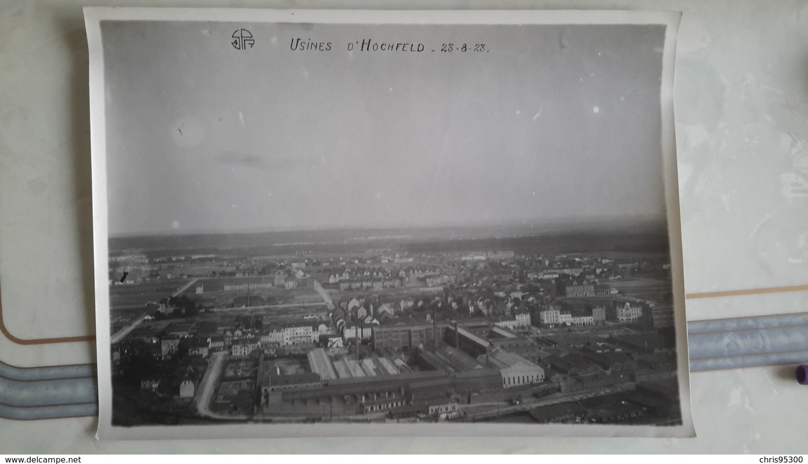 7 EME PHOTO ANCIENNE - USINES HOCHFELD DUISBOURG DUISBURG - AVION - AVIATION - ALLEMAGNE - DEUTCHLAND - Aviation