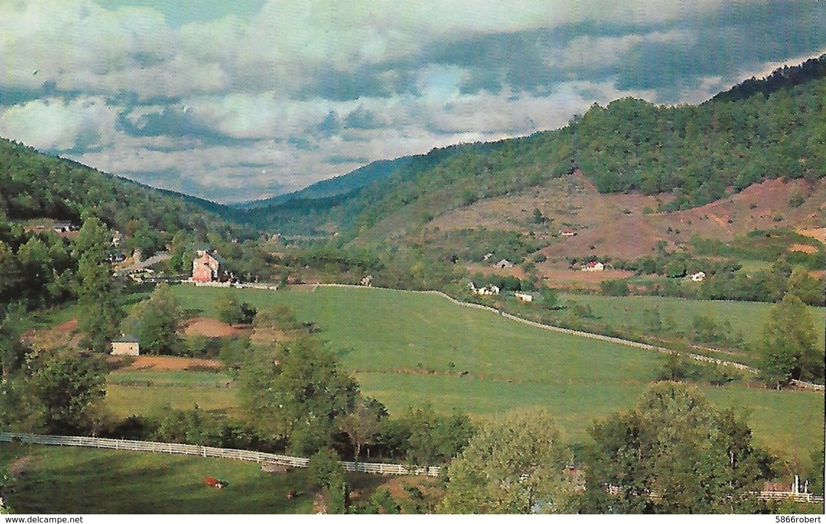 CARTE POSTALE ORIGINALE DE 9CM/14CM : FERTILE VALLEY WHEN MOTORING THROUGH KENTUCKY AND TENNESSEE USA - Autres & Non Classés