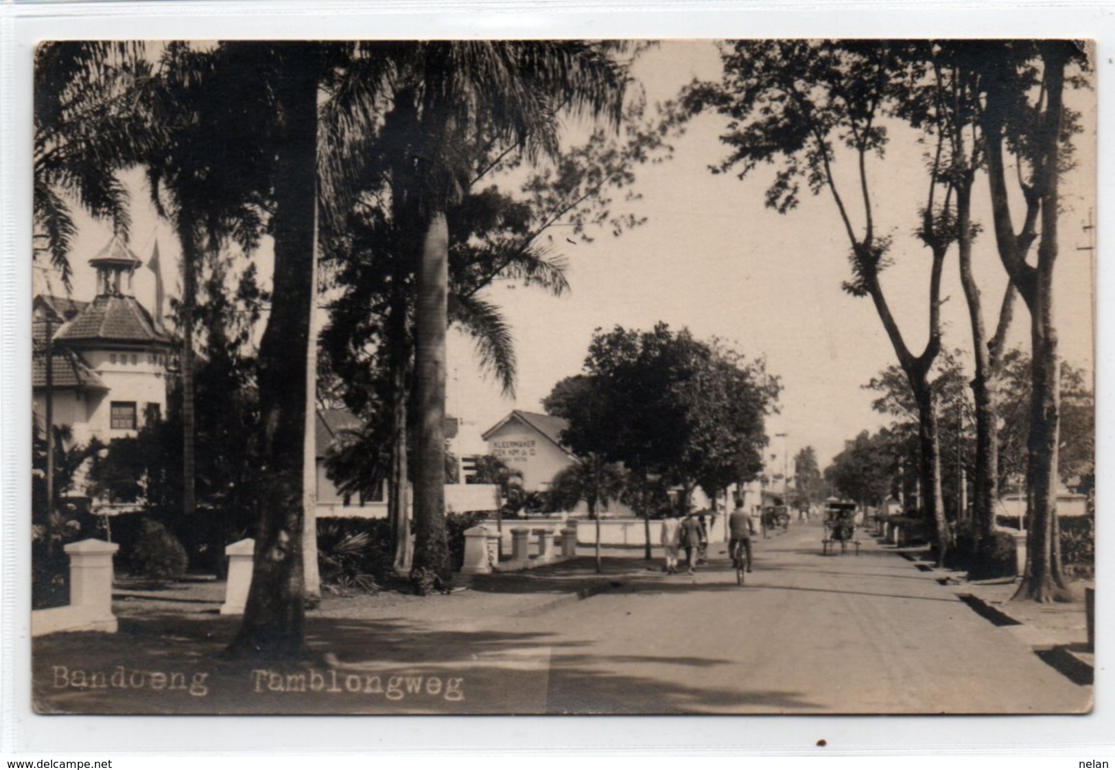 INDONESIA-JAVA-BANDOENG-TAMBOLNGWEG-1927-REAL PHOTO-VIAGGIATA - Indonesia