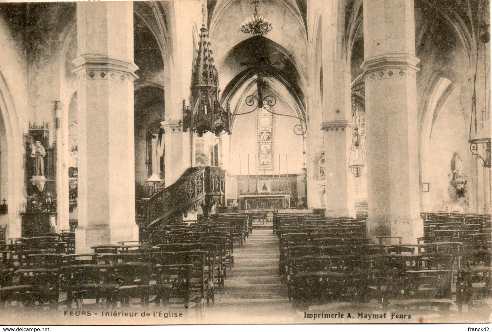 42. Feurs. Intérieur De L'église - Feurs