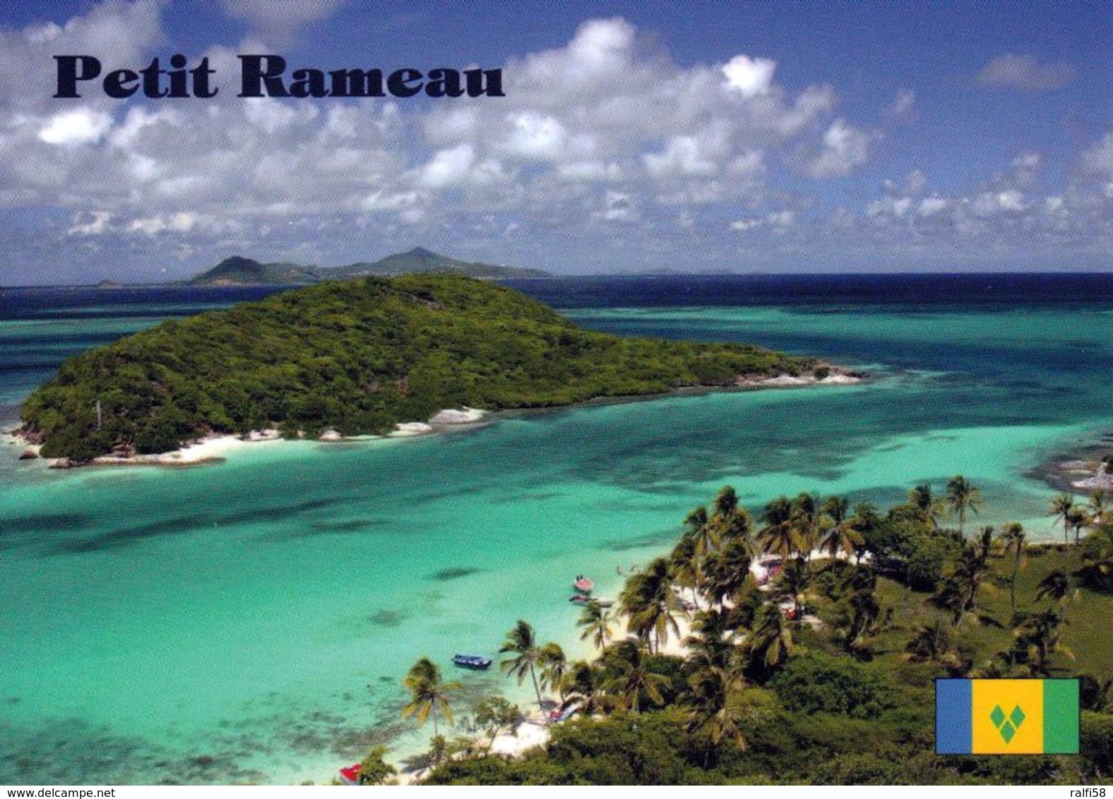 1 AK St. Vincent Und Die Grenadinen * Die Insel Petit Rameau - Sie Ist Die Hauptinsel Der Tobago Cays * - Saint Vincent &  The Grenadines