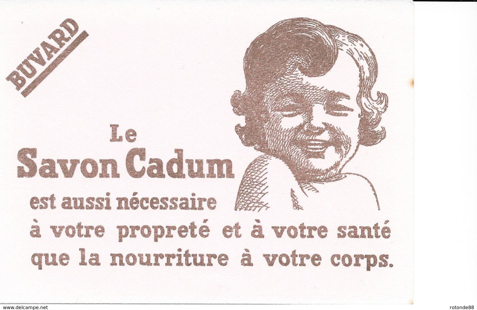 Buvard " Le Savon CADUM " - Parfums & Beauté