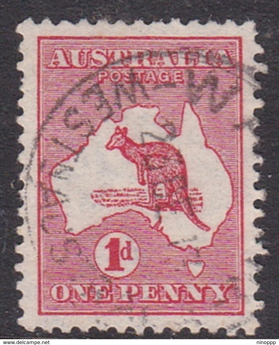 Australia SG 2 1913 Kangaroo 1d Red, Used - Used Stamps