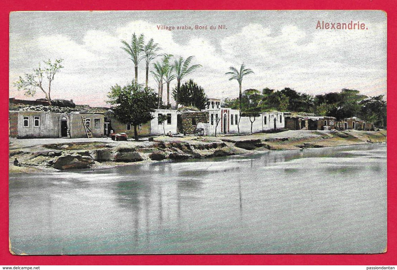CPA Égypte - Alexandrie - Bord Du Nil - Village Arabe - Alexandrie