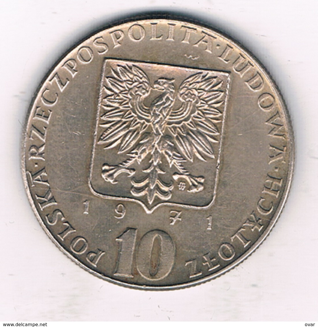 10 ZLOTY 1971  POLEN /3567G/ - Pologne