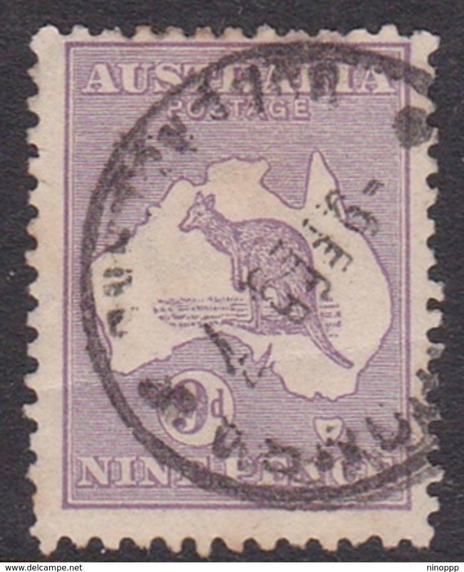 Australia SG 10 1913 Kangaroo 9d Violet, Used - Gebraucht