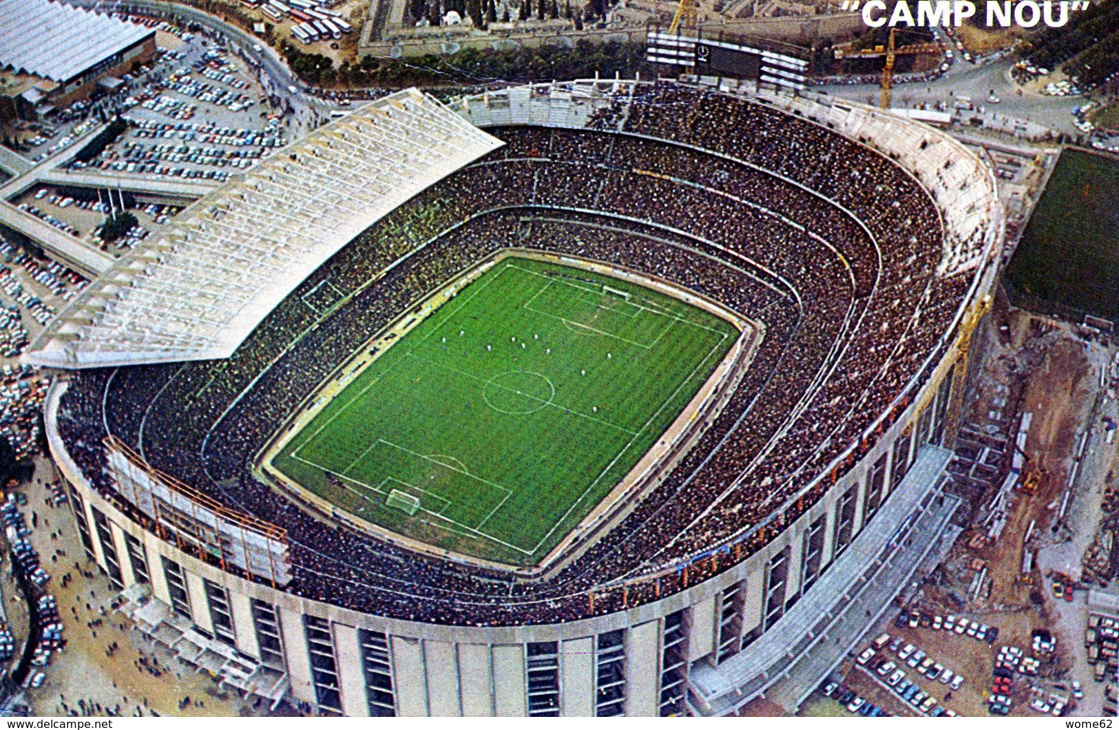 POSTAL ESTADIO - STADIUM POSTCARD - BARCELONA - CAMP NOU - WORLD CUP 1982 - Fútbol