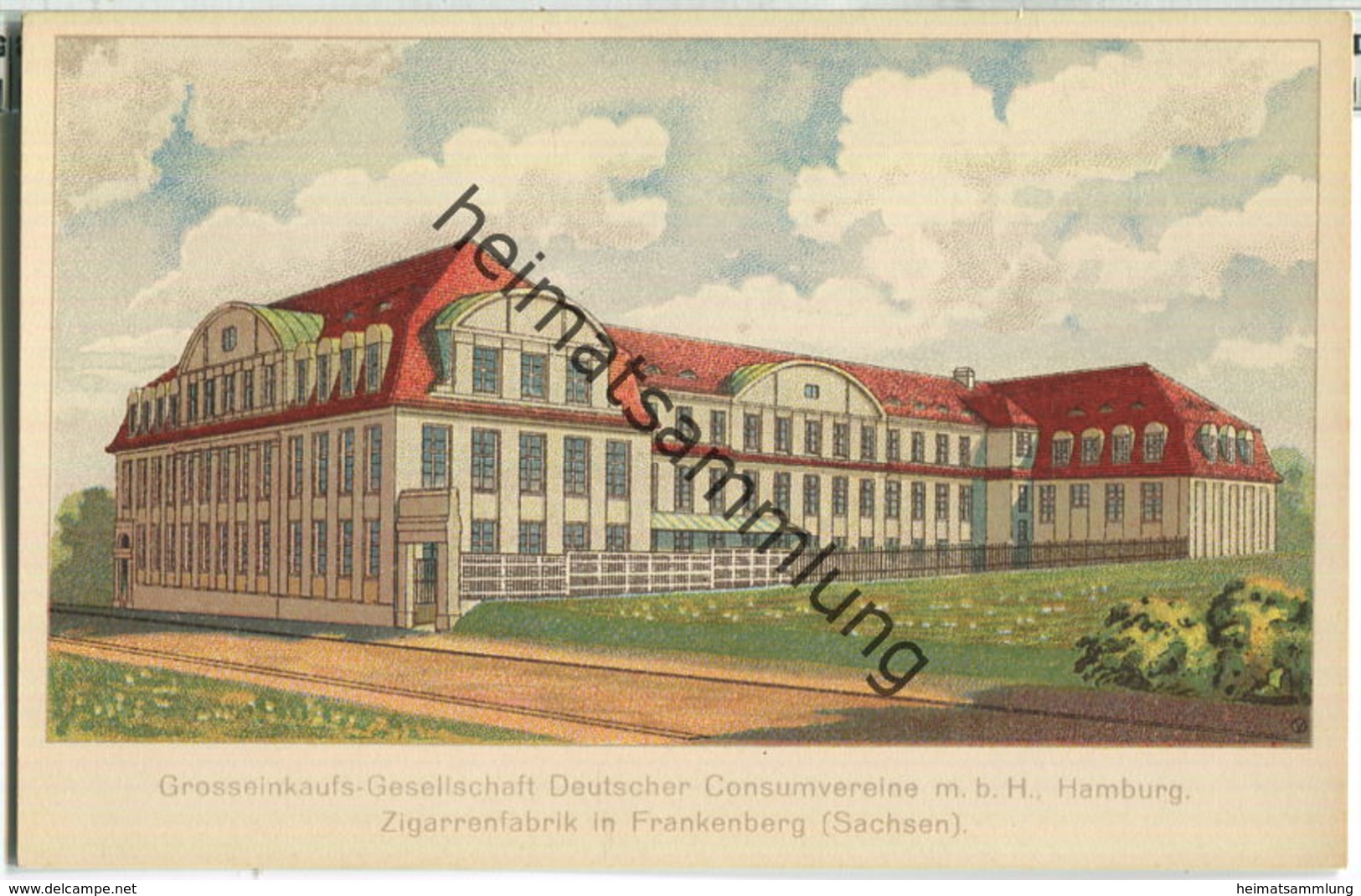 Frankenberg - Zigarrenfabrik - Großeinkaufs-Gesellschaft Deutscher Consumvereine MbH Hamburg - Frankenberg