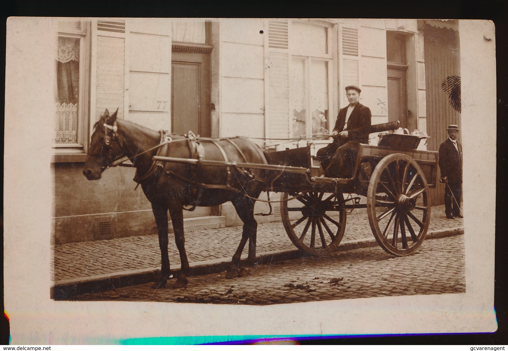 GENTBRUGGE ?? FOTOKAART - ZIE TEKST ACHTERZIJDE SCAN 2 - RAYMOND SCHEPENS VOOR ??? HUIS , GESTICHTSSTRAAT - - Gent