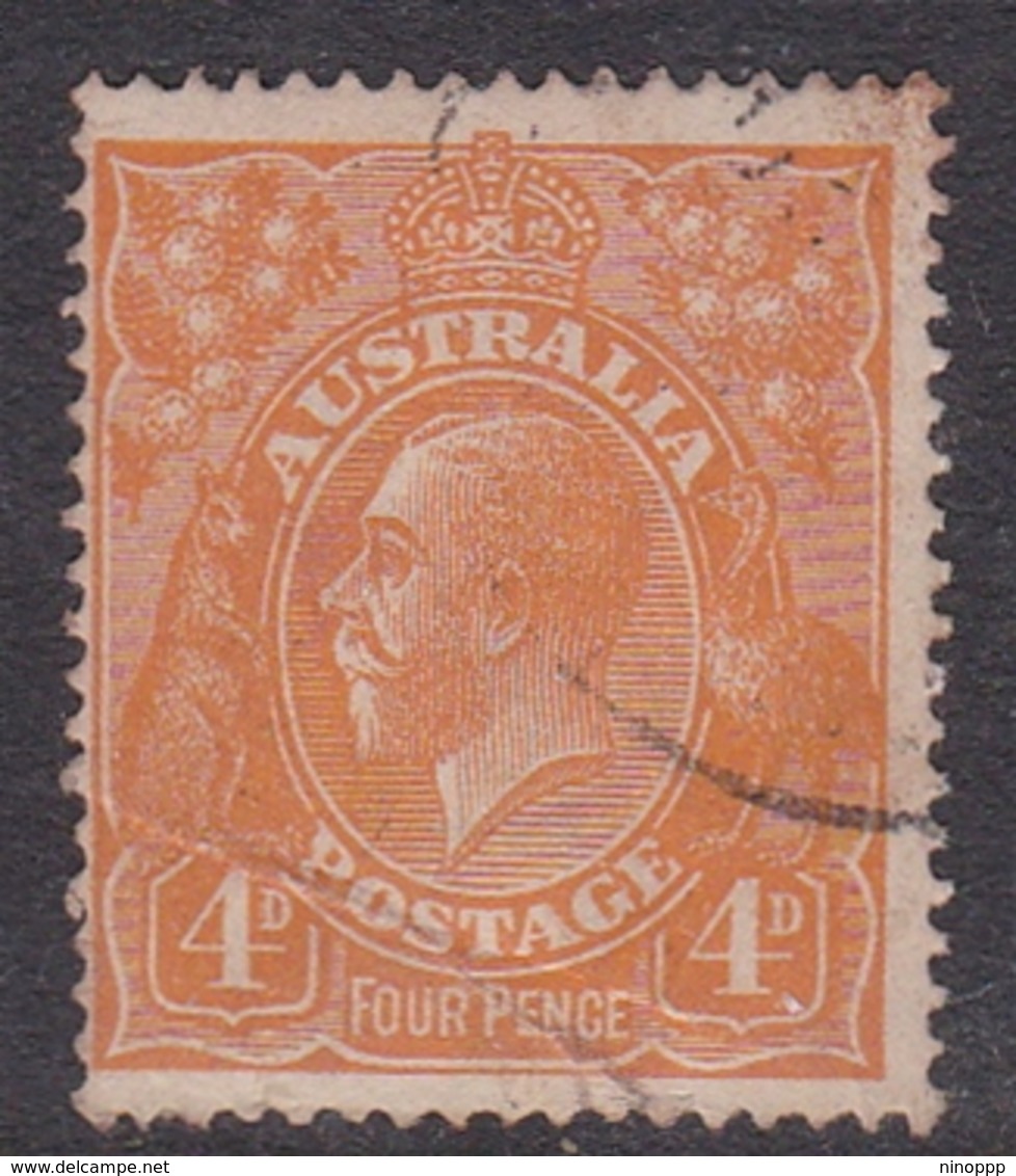 Australia SG 22  1915 King George V,4d Orange, Used - Oblitérés