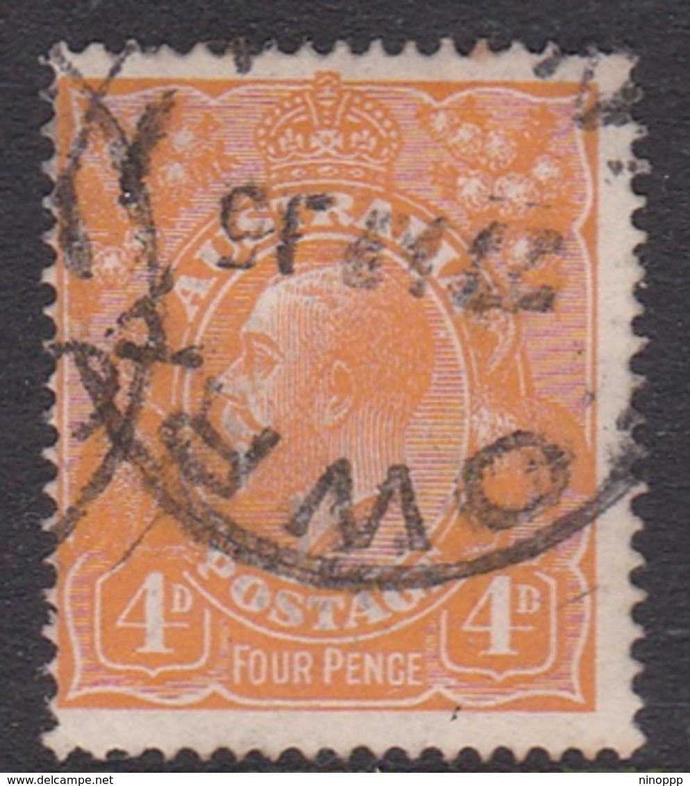 Australia SG 22a  1915 King George V,4d Orange, Used - Oblitérés