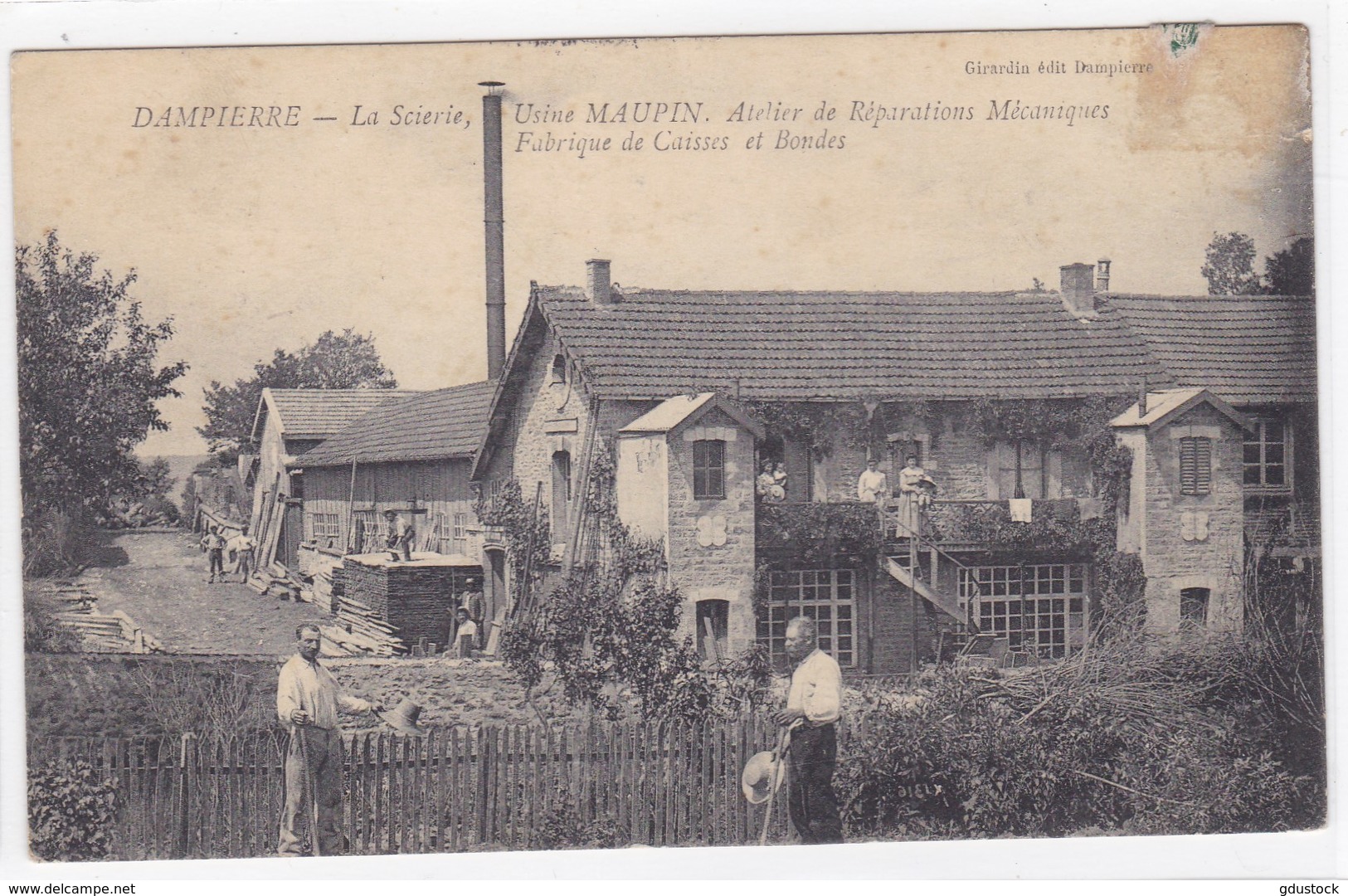 Haute-Saône - Dampierre - La Scierie, Usine Maupin, Atelier De Réparations Mécaniques - Fabrique De Caisses Et Bondes - Other & Unclassified