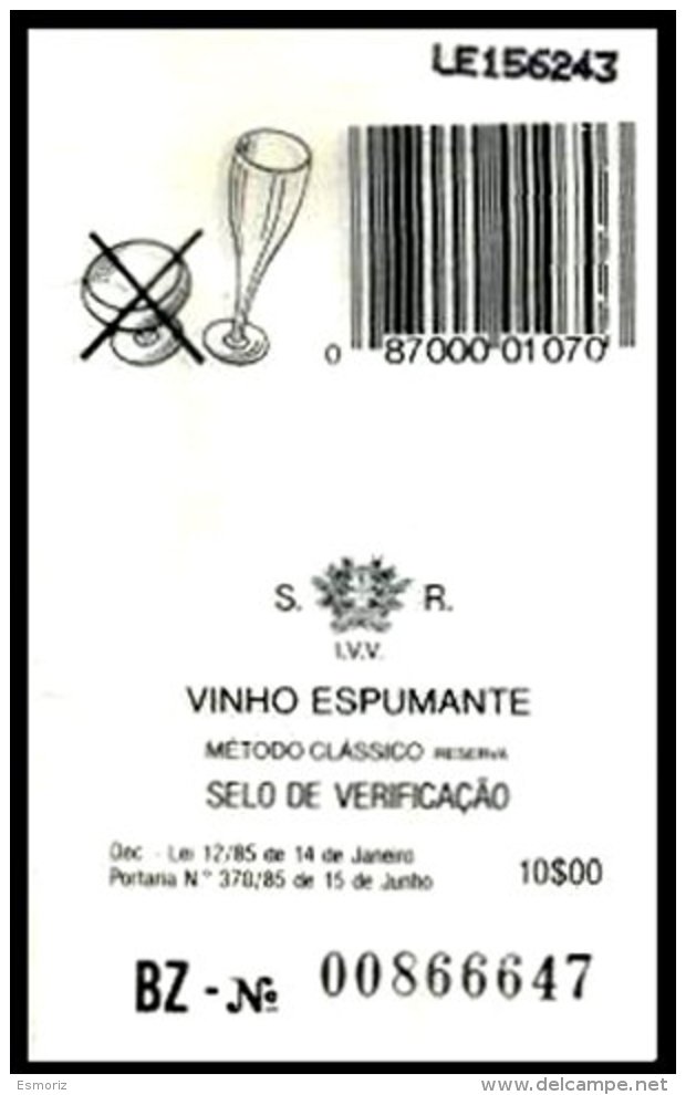 PORTUGAL, Beverages, F/VF - Neufs