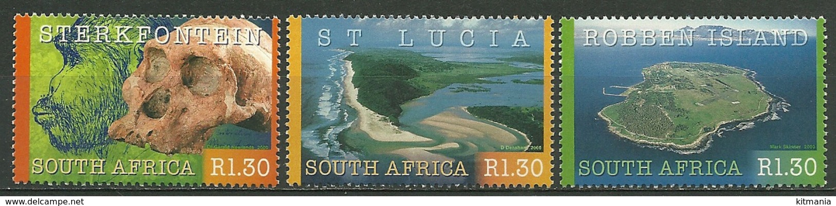 2000 South Africa World Heritage Sites MNH - P1291 - Ongebruikt