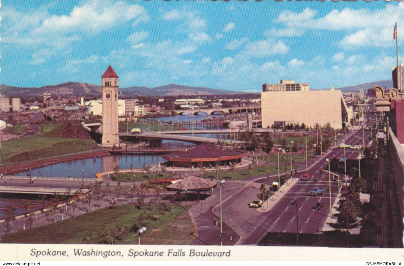 Spokane - Spokane Falls Boulevard , Clock Tower - Spokane