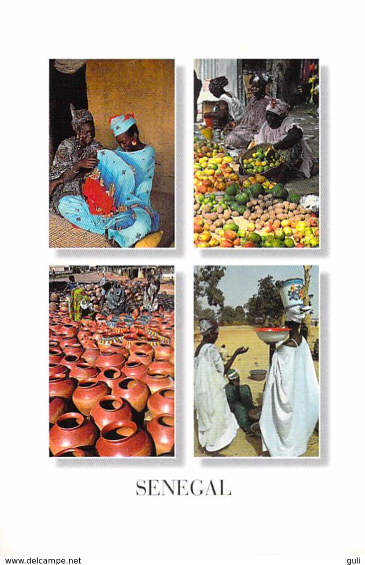 Afrique >  COULEURS Du SENEGAL Scénes De Marché - Multi Vues  (RENAUDEAU 1168 )  *PRIX FIXE - Sénégal