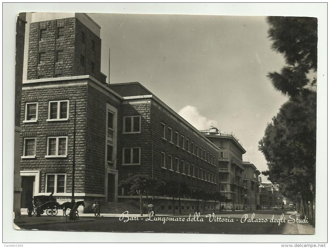 BARI - LUNGOMARE DELLA VITTORIA - PALAZZO DEGLI STUDI  - VIAGGIATA FG - Bari