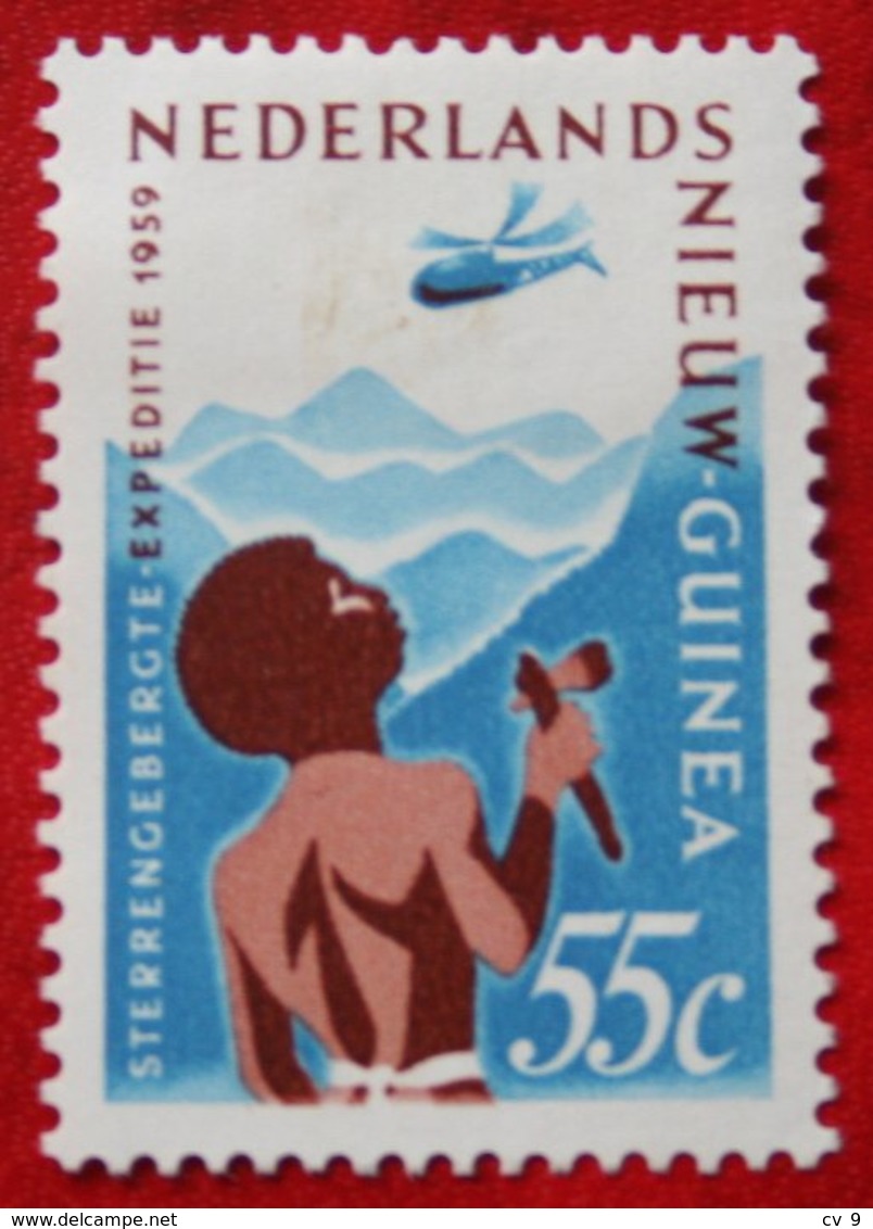 Expeditie Sterrengeberg ; NVPH 53; 1959 MH / Ongebruikt NIEUW GUINEA / NIEDERLANDISCH NEUGUINEA / NETHERLANDS NEW GUINEA - Netherlands New Guinea