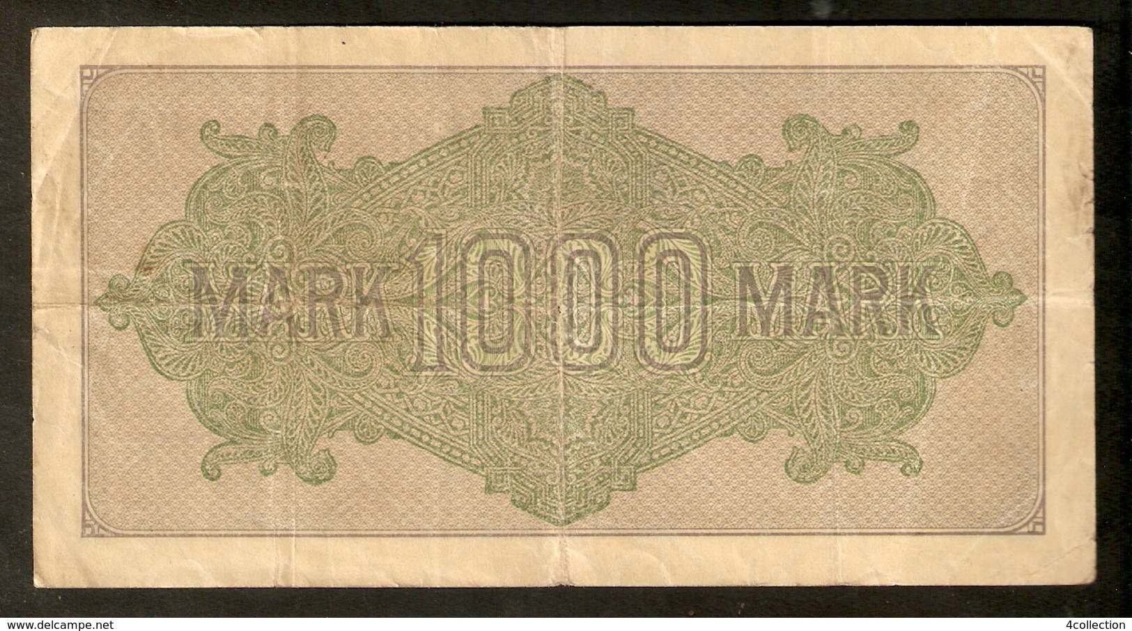 T. Germany Weimar Republic Reichsbanknote 1000 Mark Tausend 1922 Kh 156199 OE - 1000 Mark
