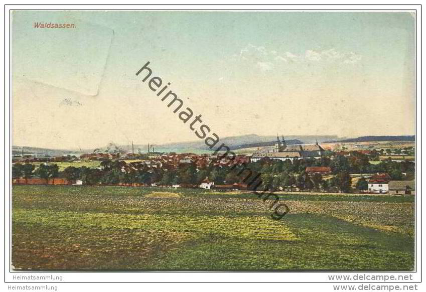 Waldsassen - Bahnpost Eger Wiesau Zug 153 - Waldsassen