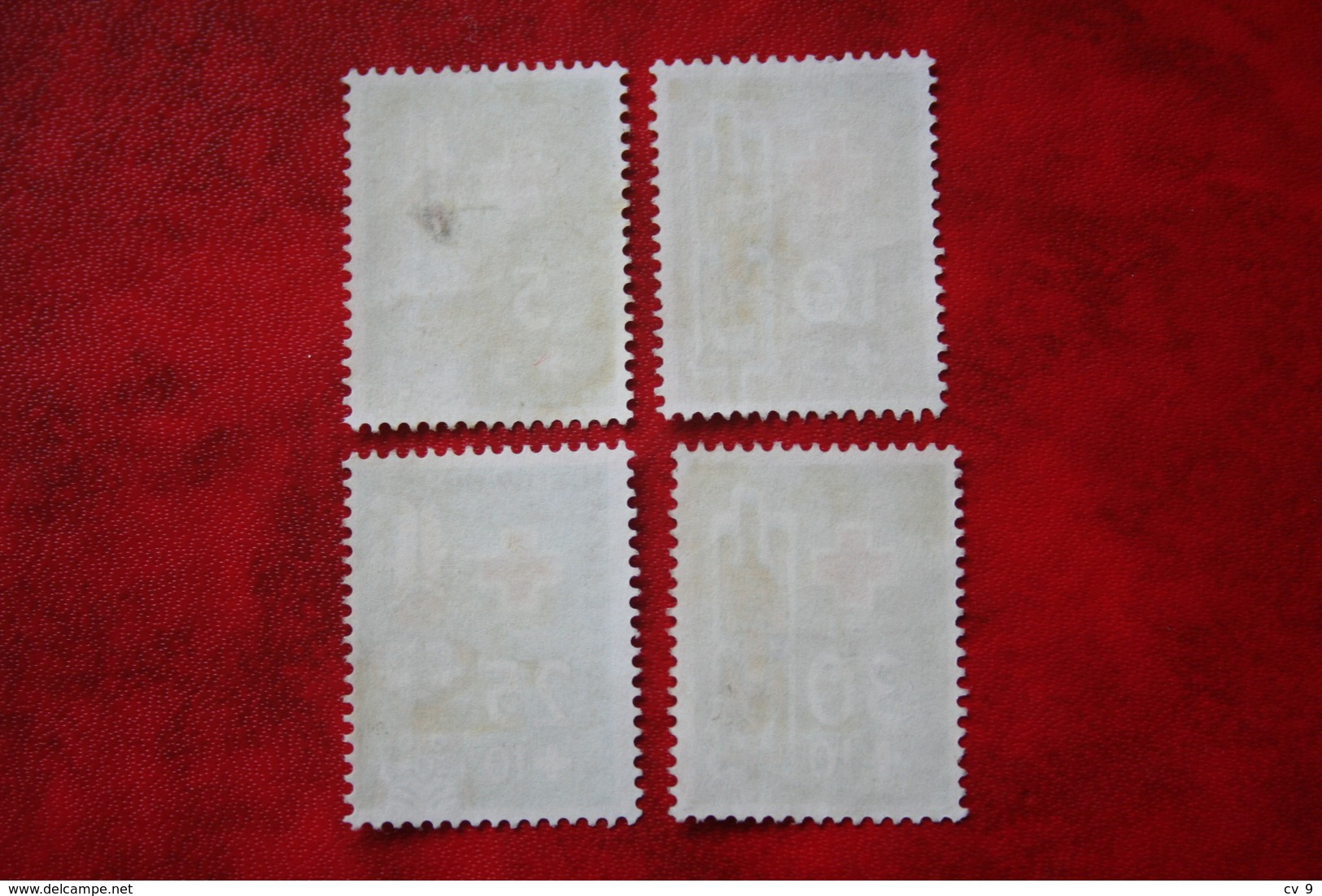 Rode Kruiszegels ; NVPH 49-52; 1958 MH / Ongebruikt NIEUW GUINEA / NIEDERLANDISCH NEUGUINEA / NETHERLANDS NEW GUINEA - Niederländisch-Neuguinea