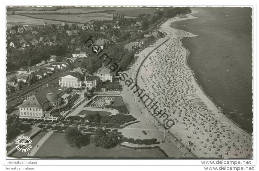 Travemünde - Luftaufnahme - Foto-AK - Luebeck-Travemuende