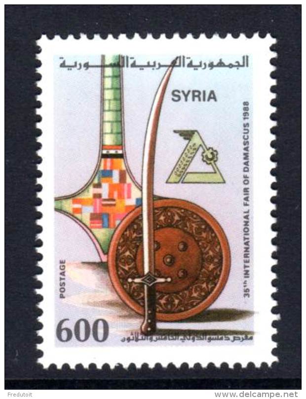 SYRIE - 1988 - N° 828 ** Foire De Damas - Syria