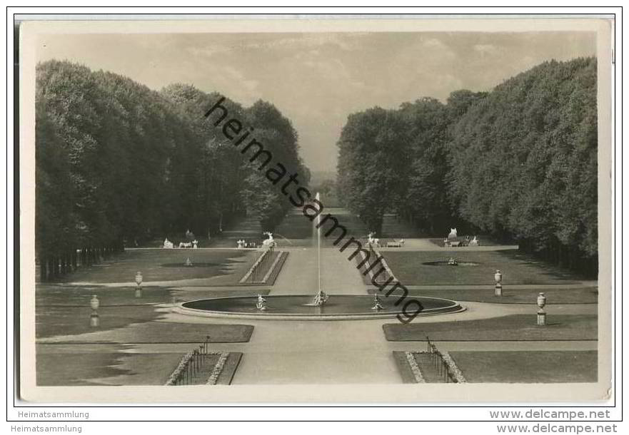 Schwetzingen - Schlossgarten - Gesamtansicht - Foto-AK - Schwetzingen