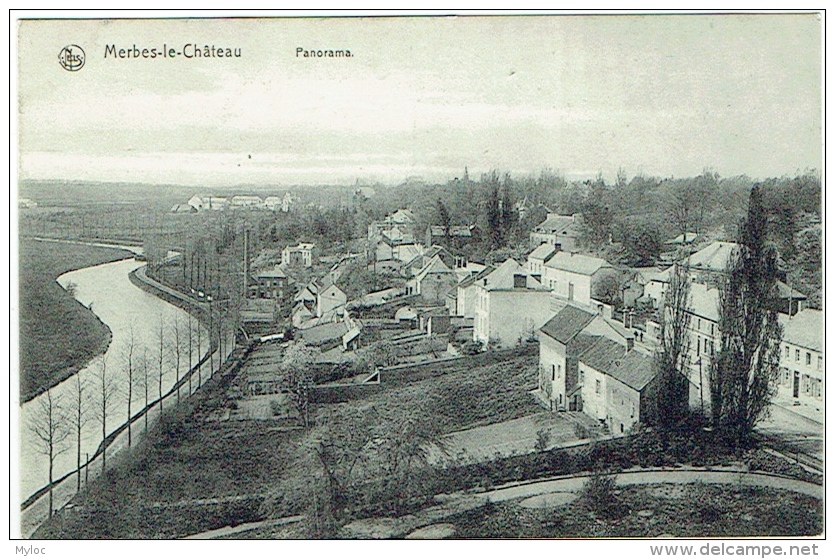 Merbes-le-Château. Panorama. - Merbes-le-Château