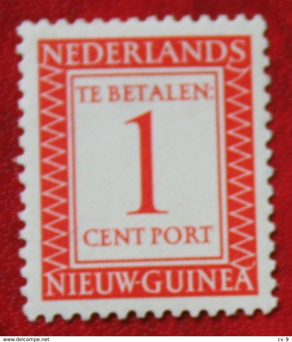 1 Ct Port Zegels Postage Due NVPH P1 MNH / POSTFRIS NIEUW GUINEA / NIEDERLANDISCH NEUGUINEA / NETHERLANDS NEW GUINEA - Netherlands New Guinea