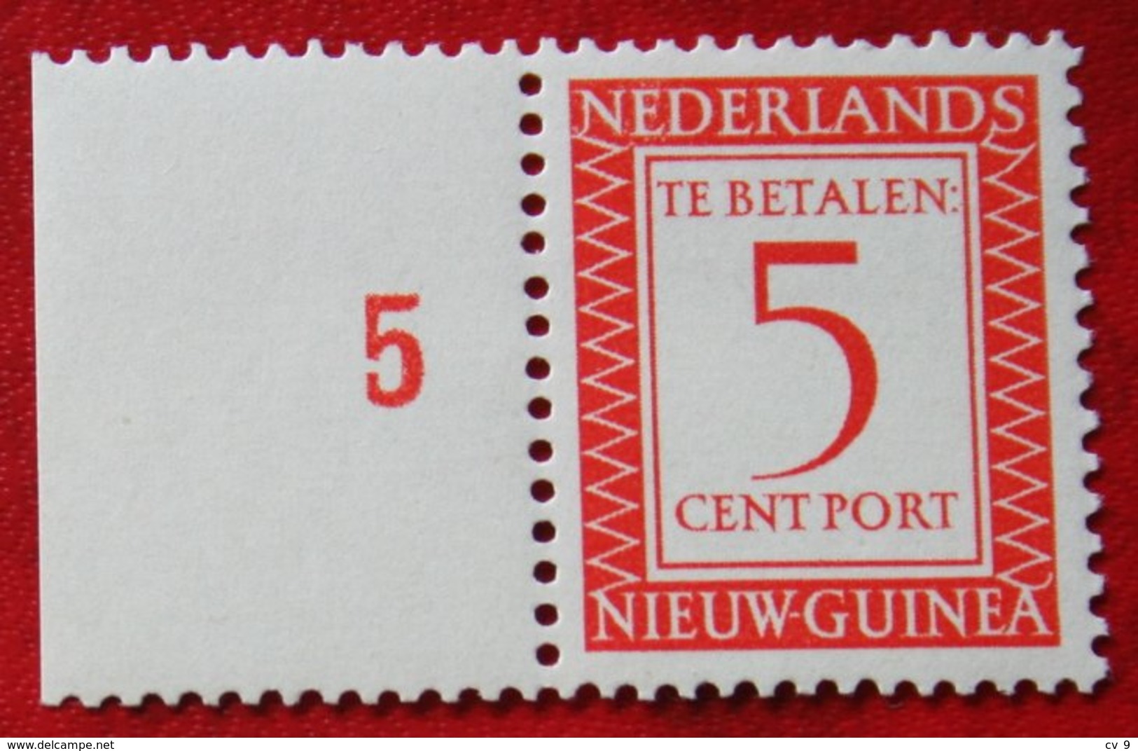 5 Ct Port Zegels Postage Due NVPH P2 MNH / POSTFRIS NIEUW GUINEA / NIEDERLANDISCH NEUGUINEA / NETHERLANDS NEW GUINEA - Netherlands New Guinea