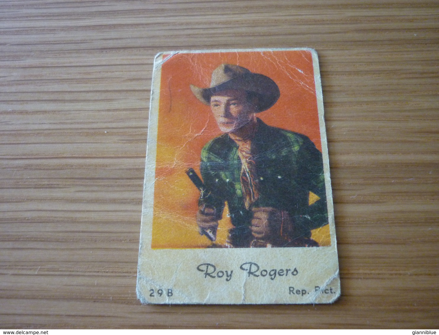 Roy Rogers Old Greek '60s Game Trading Card - Other & Unclassified