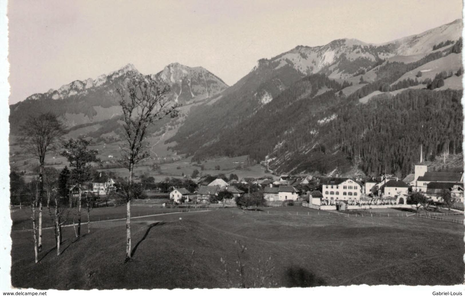 Grandvillard Dent De Broc Et Du Chamois - Broc