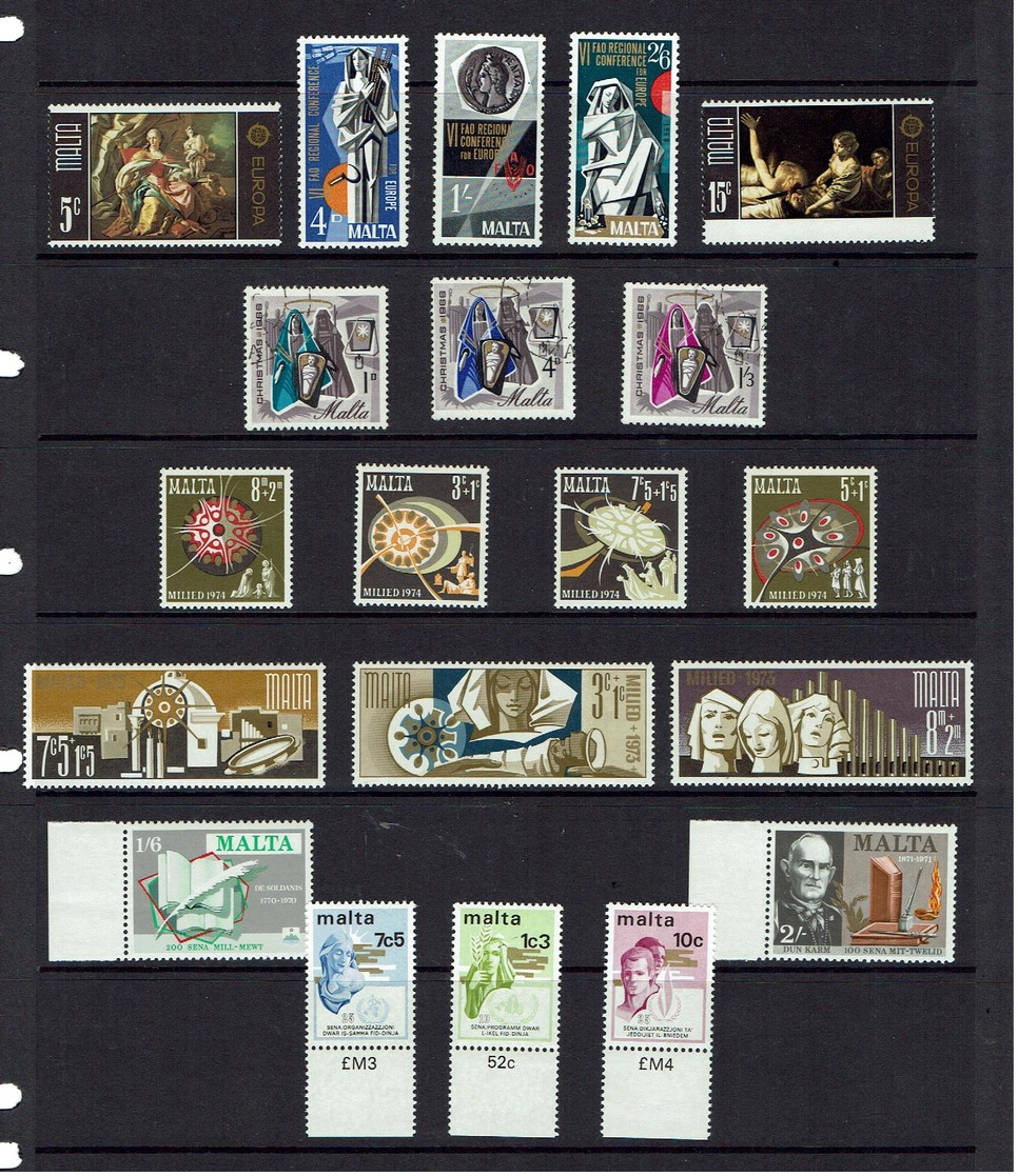 LIQUIDATION...MALTA - Lots & Kiloware (mixtures) - Max. 999 Stamps