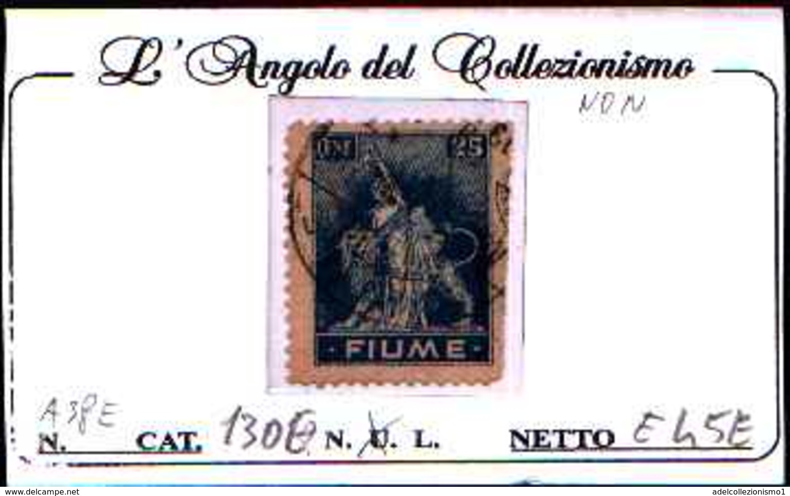 84999Y) FIUME-Soggetti Vari, Scritta FIUME-25 C.Allegoria Della Rivoluzione N..A38E-MNH** NON DENTELLATO A DESTRA - Ethiopia