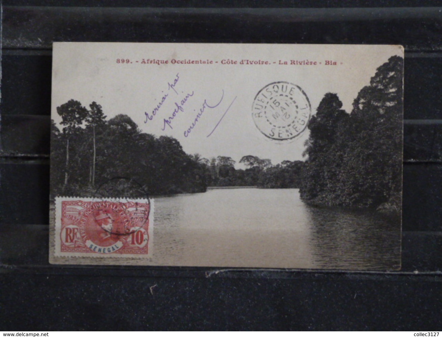 Z23 - Afrique Occidentale Cote D'Ivoire - La Riviere Bia - Oblitérée De Rufisque 1913 - Côte-d'Ivoire