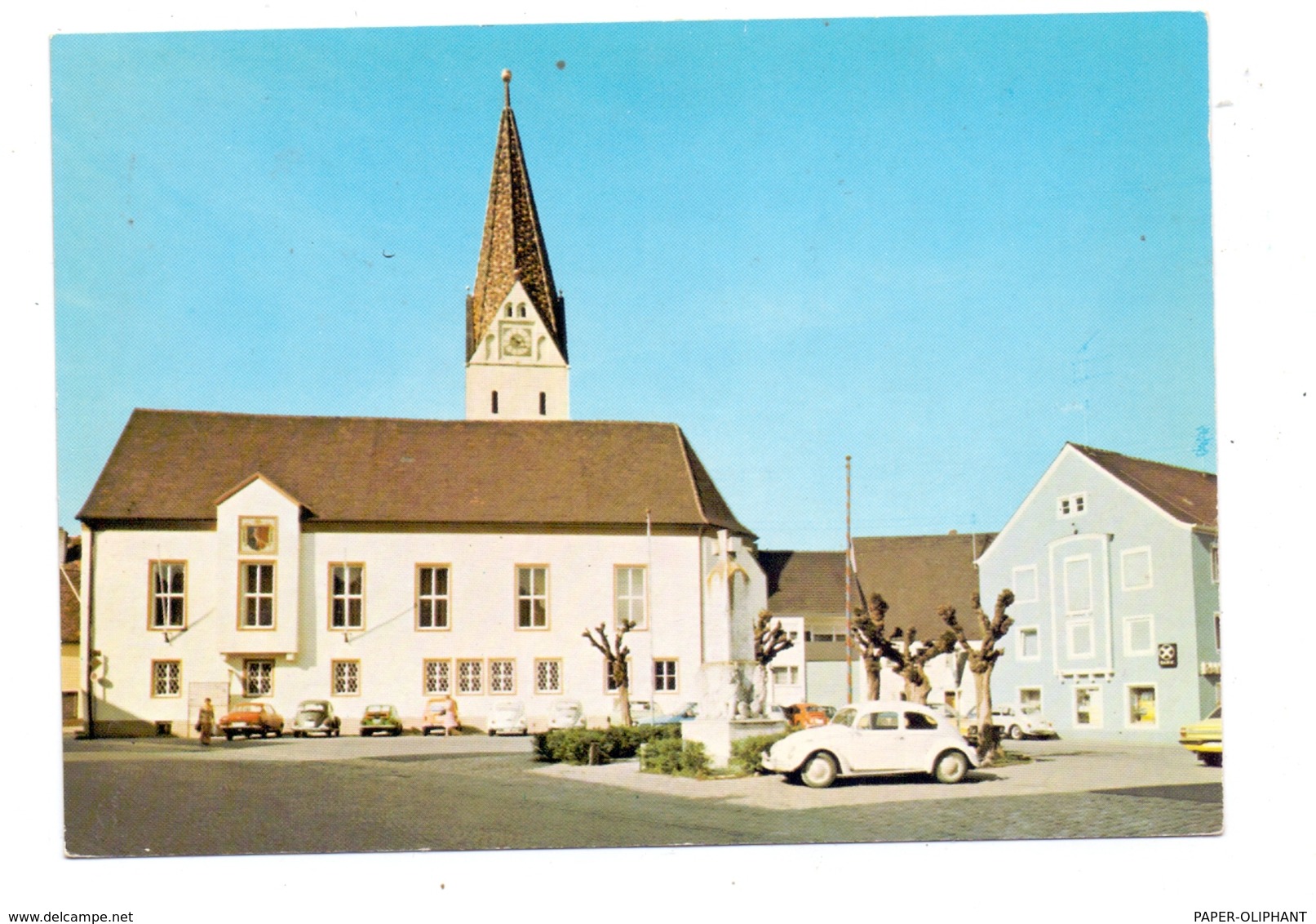 8075 VOHBURG, Rathaus, VW Volkswagen Käfer - Pfaffenhofen