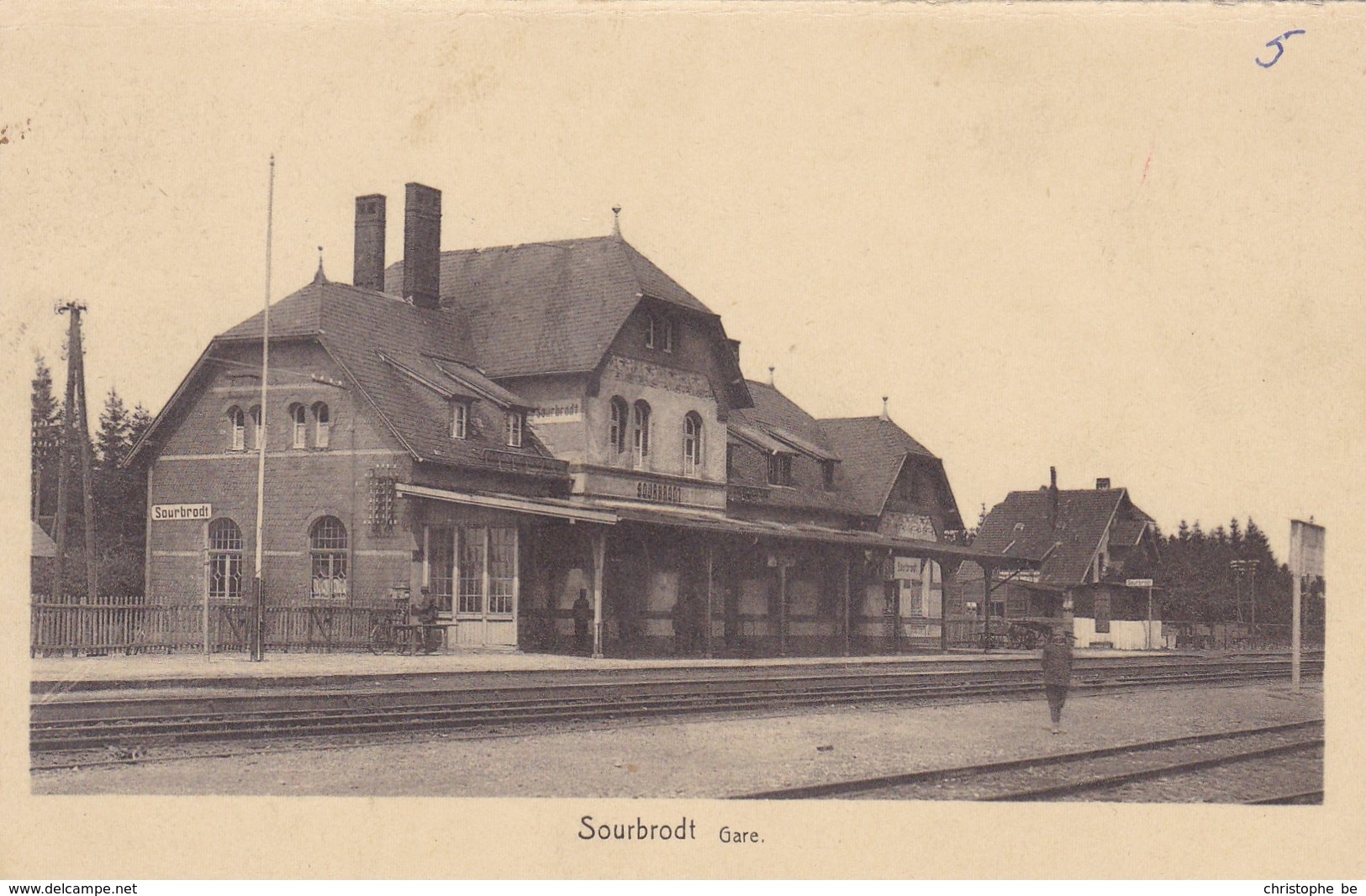 Sourbrodt, Gare (pk49078) - Elsenborn (camp)
