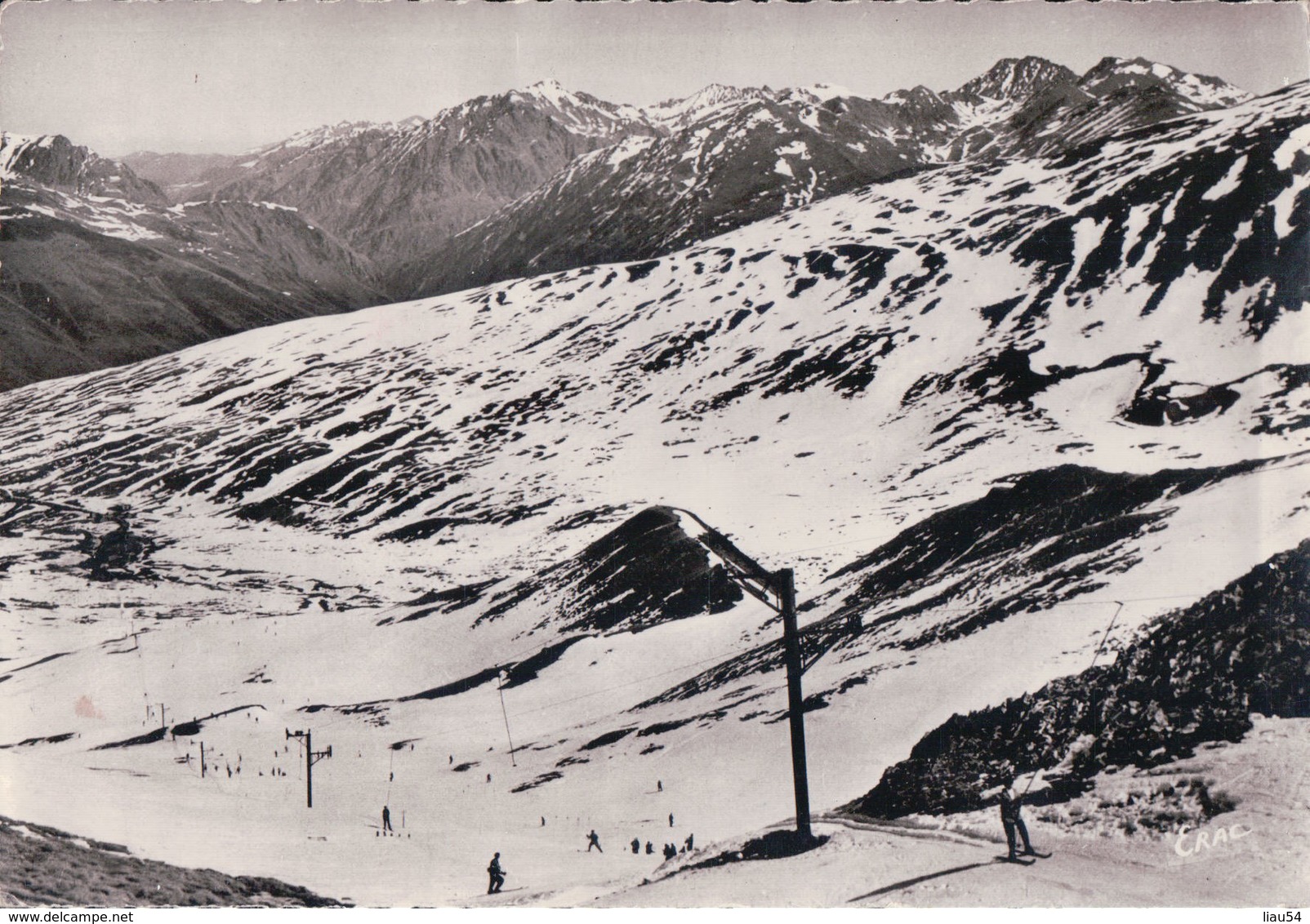 Principauté D'ANDORRE Pas De La Casa Le Téleski Du Col Blanc (8 5 1959) - Andorre