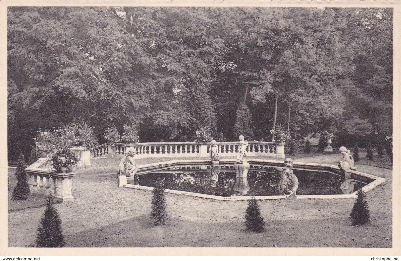 Anhée, Château De Bioul, Pièce D'eau, Jardin Français (pk49090) - Anhée