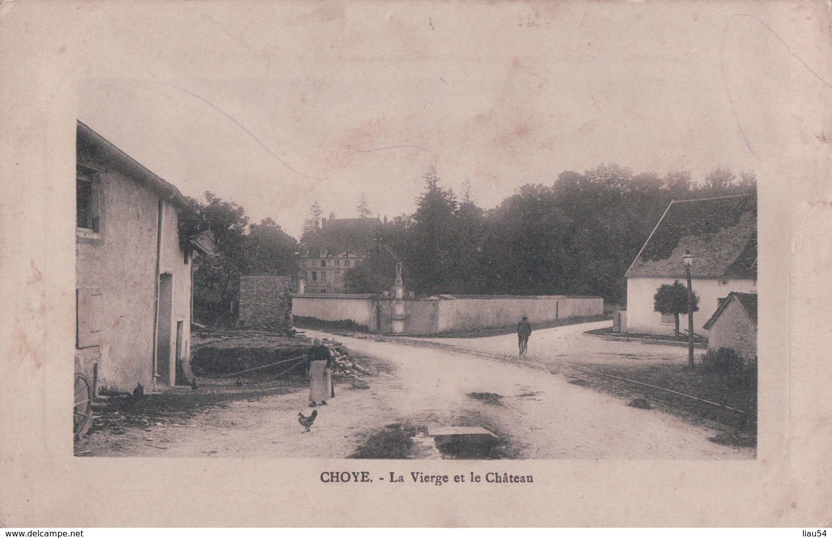 CHOYE La Vierge Et Le Château (1916) - Autres & Non Classés