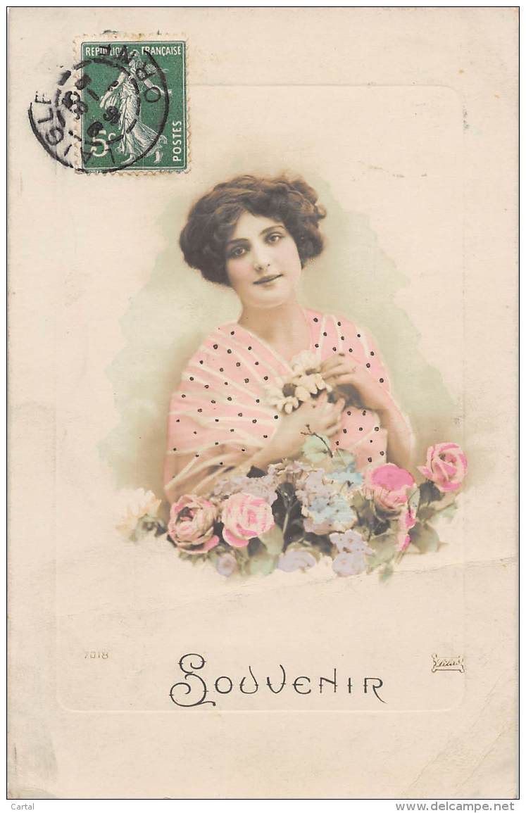 Souvenir (Femme, Roses, ...) - Autres & Non Classés