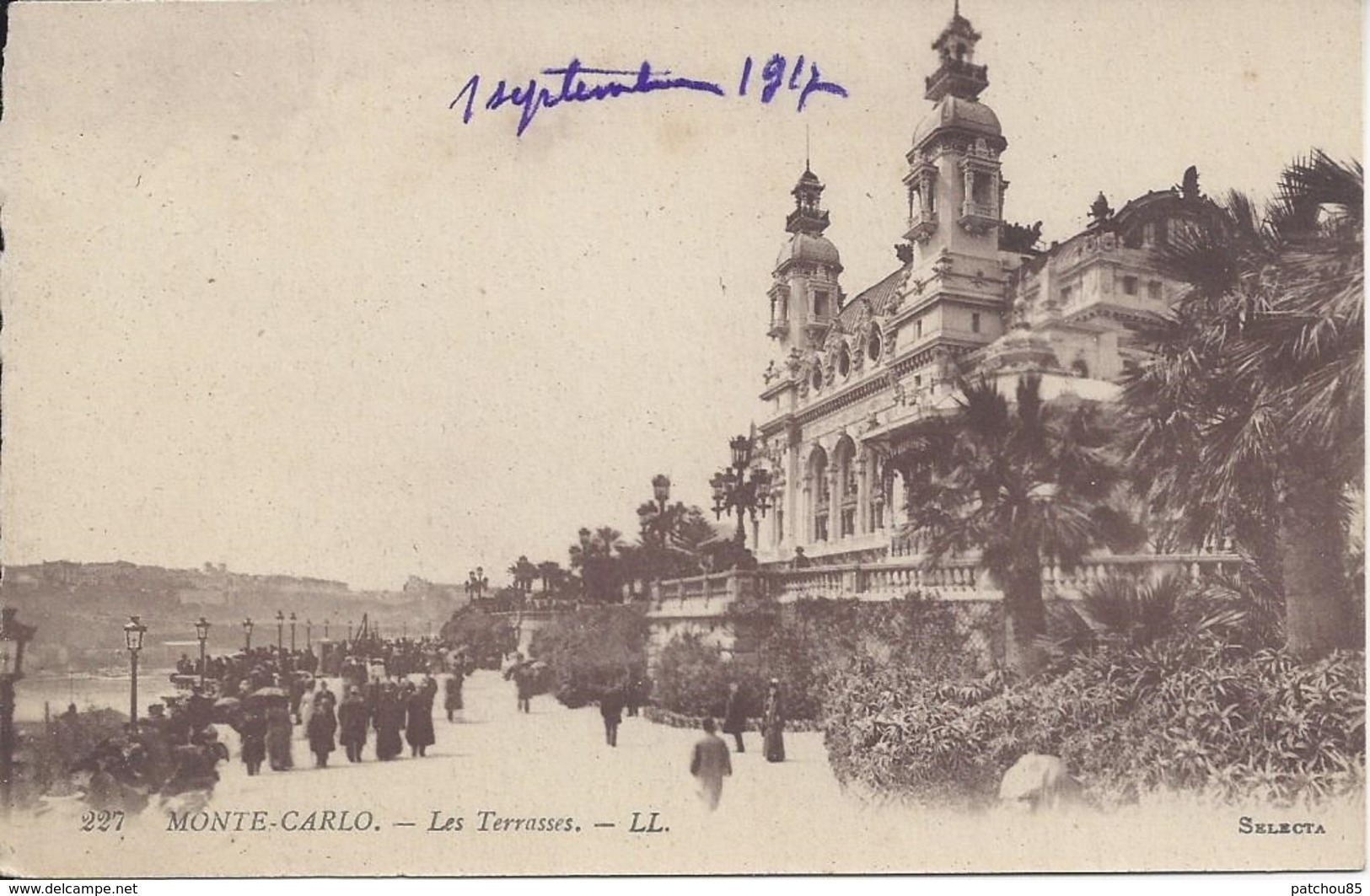 CPA Principauté De Monaco   Monte-Carlo – Les Terrasses - Animée - Les Terrasses