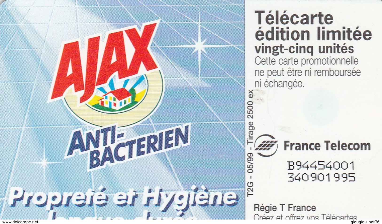 TELECARTE 25...AJAX - 25 Units