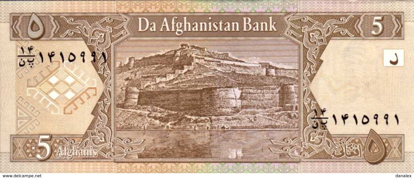 AFGHANISTAN 5 AFGHANIS De 2002 Pick 66  UNC/NEUF - Afghanistan