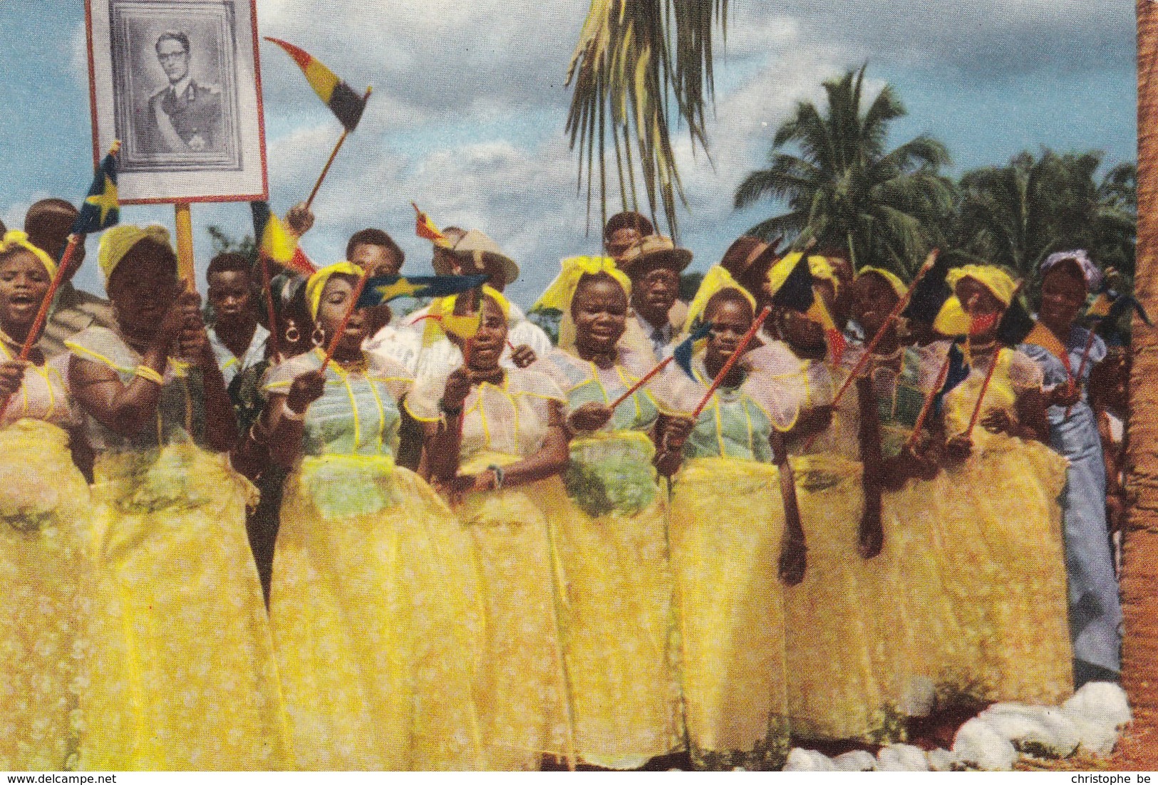 Voyage Du Roi Au Congo été 1955, Reis Van De Koning In Congo Zomer 1955, Cote D'or Chocolat (pk49151) - Belgian Congo