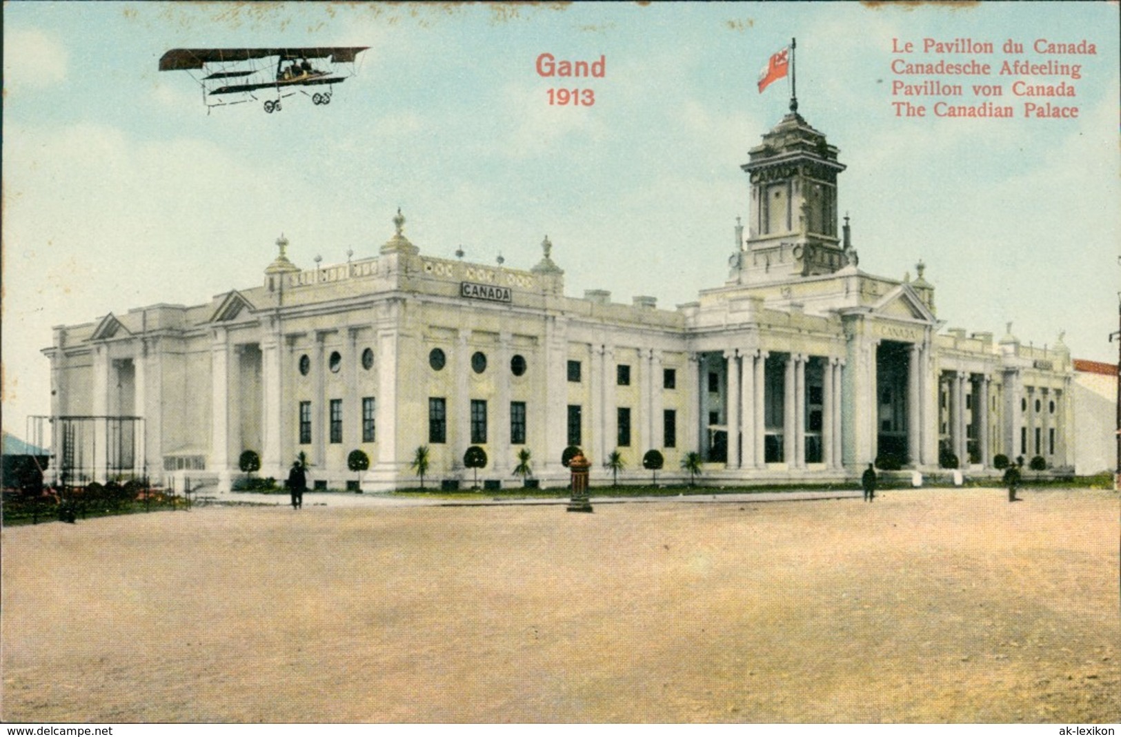 Gent Ghent (Gand) Doppeldecker - EXPO - Le Pavillon Du Canada 1913  - Other & Unclassified