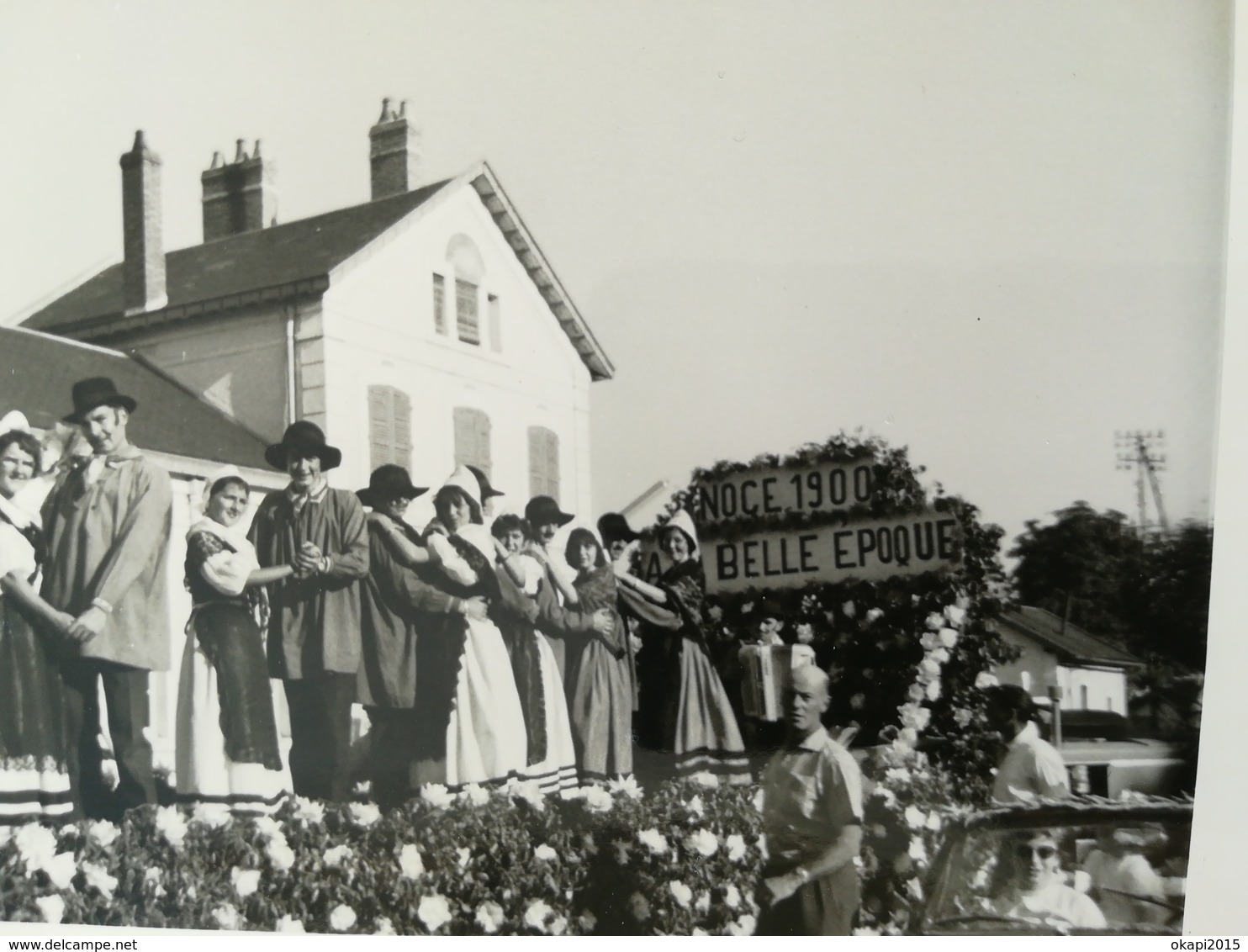 FÊTE "NOCE 1900 -  BELLE ÉPOQUE" À COSNE SUR LOIRE NIÈVRE BOURGOGNE-FRANCHE-COMTÉ LOT 9 PHOTOS ORIGINALES FRANCE - Lieux