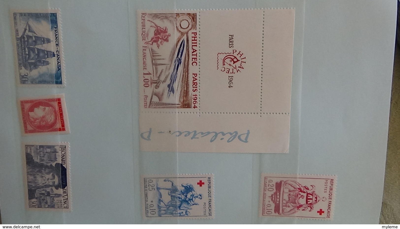 Belles Séries Et Timbres ** De France Dont 930à935, Philatec, 841, Carnet Croix Rouge ... Voir Commentaires !!! - Collections (en Albums)